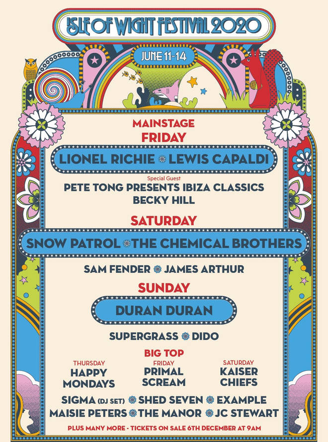 Isle of Wight Festival 2020 line-up