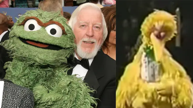 Caroll Spinney played Oscar the Grouch and Big Bird on Sesame Street