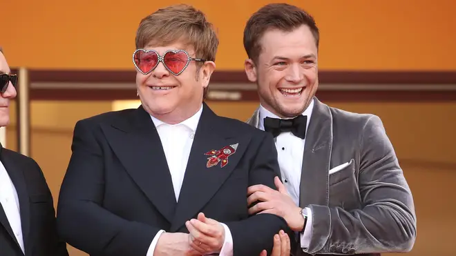 Taron Egerton and Elton John