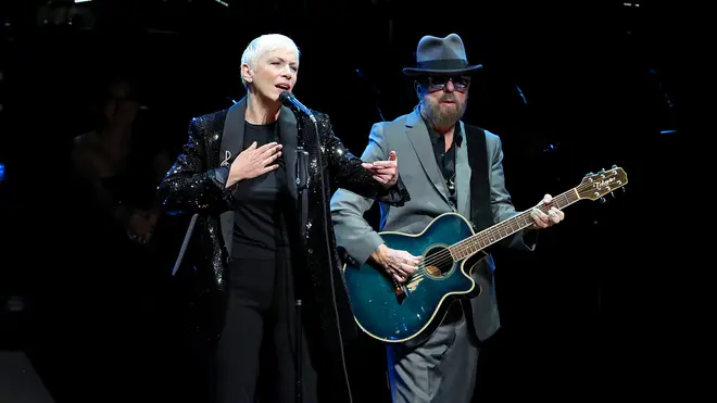 Eurythmics perform at The Rainforest Fund 30th Anniversary Benefit in New York City