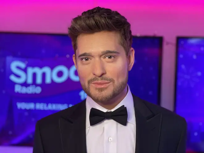 Michael Bublé’s new Madame Tussauds figure visits Smooth Radio
