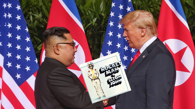 Trump / Kim / Elton