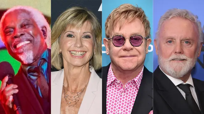 Billy Ocean, Olivia Newton-John, Elton John and Roger Taylor