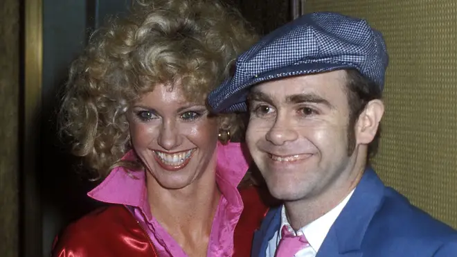 Elton and Olivia in 1978
