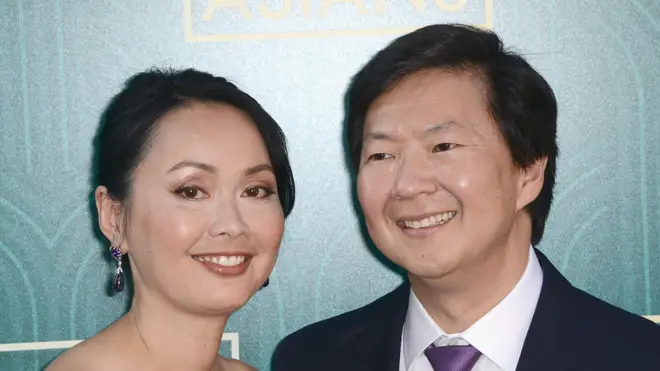 Ken Jeong and his wife Tran