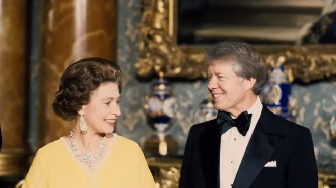 The Queen and Jimmy Carter