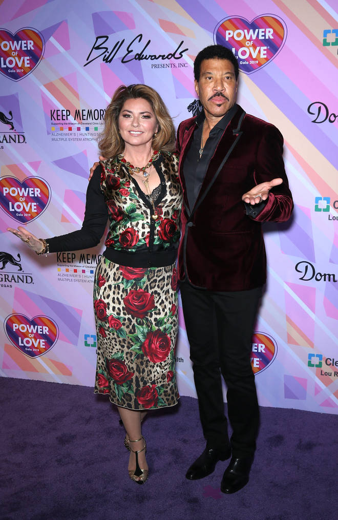 Shania Twain and Lionel Richie