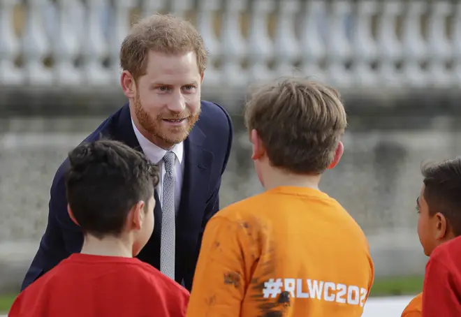 Prince Harry on his first royal engagement since his meeting with the Queen