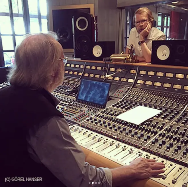 ABBA recording session