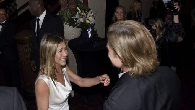 Brad Pitt and Jennifer Aniston attend the 26th Annual Screen Actors Guild Awards