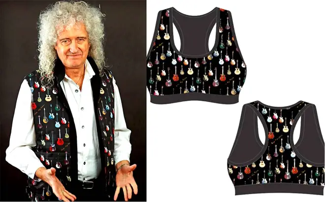 Queen’s Brian May releases own range of bras he has designed