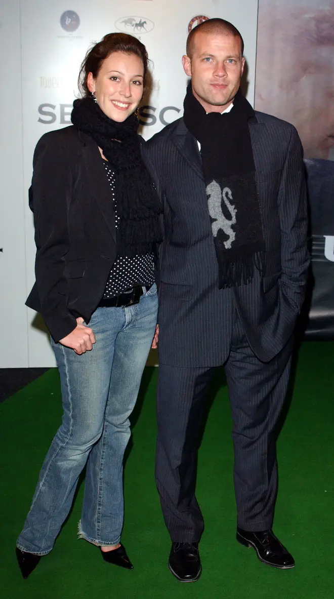 Dee Koppang O’Leary and Dermot O'Leary in 2003
