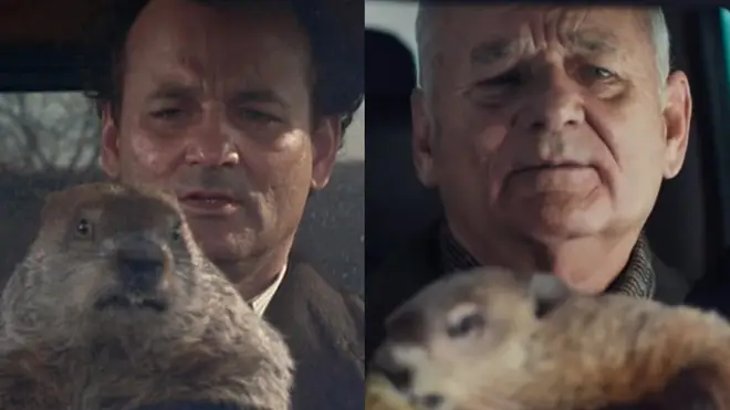 Bill Murray returned to Groundhog Day in a new Super Bowl commercial