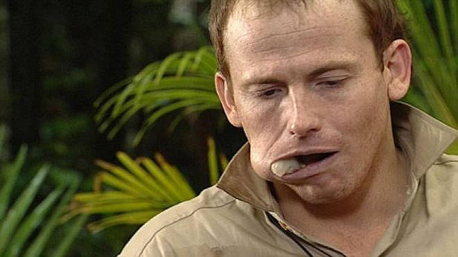 Joe Swash taking part in I'm A Celebrity... Get Me Out Of Here! in 2008