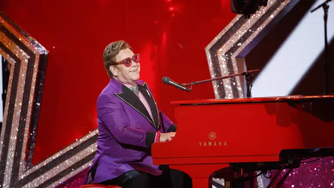 Elton John performs at the Oscars
