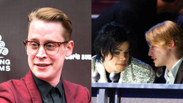 Macaulay Culkin and Michael Jackson