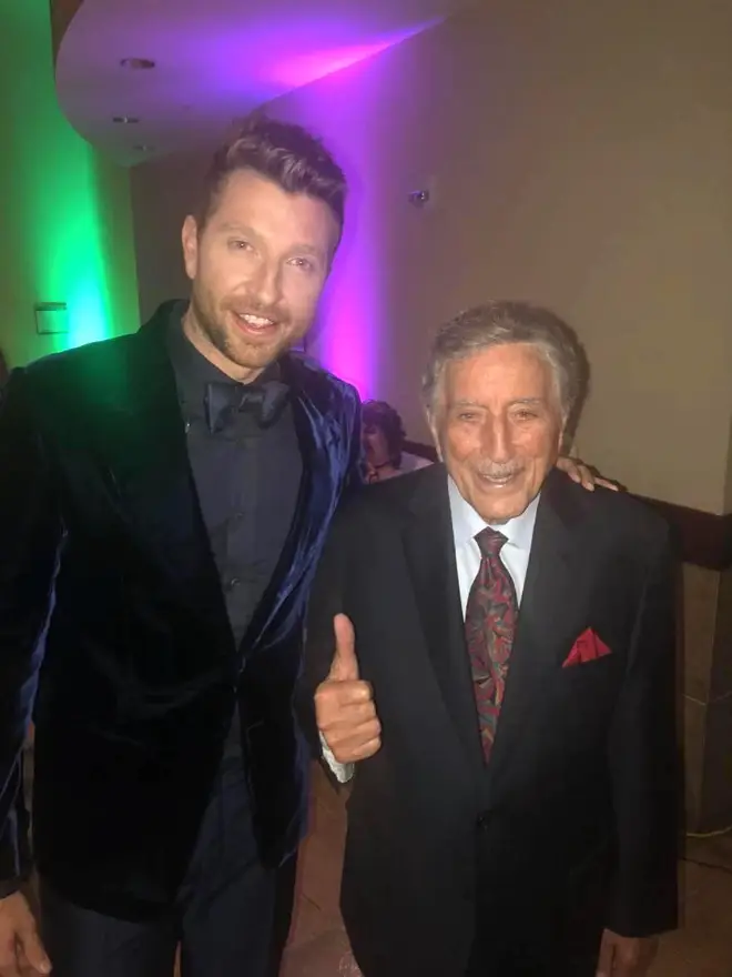 Brett Eldredge with Tony Bennett