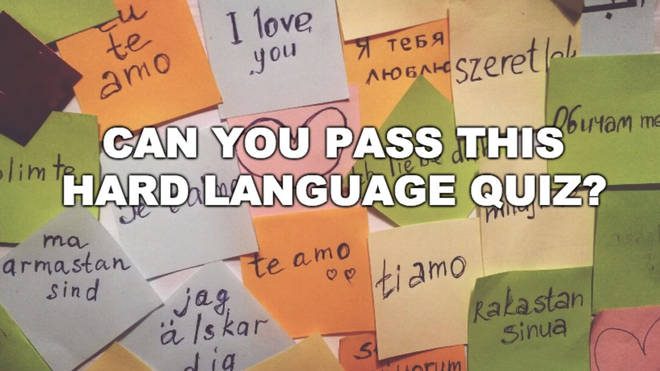 Language quiz