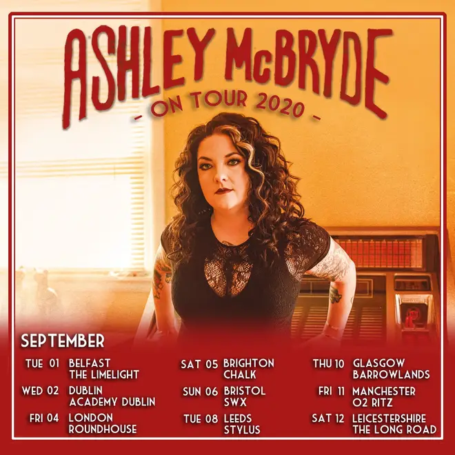 Ashley McBryde's UK and Ireland tour dates September 2020