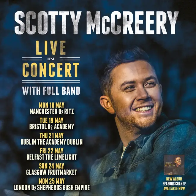 Scotty McCreery 2020 UK and Ireland tour dates