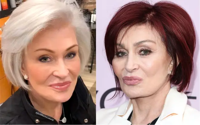 Sharon Osbourne debuts radical hair colour change from red to white after 18 years