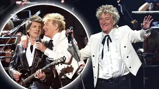 Rod Stewart closes the BRITs 2020 and reunites with Faces' members on stage