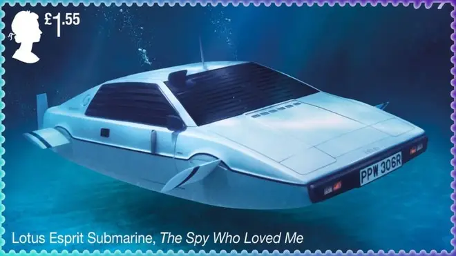 James Bond stamps: The Spy Who Loved Me