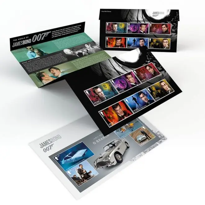The James Bond stamp collection