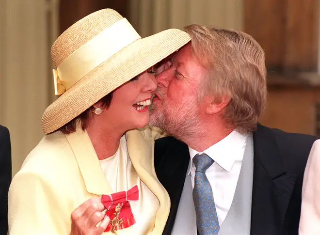 Cilla Black with her husband Bobby Willis