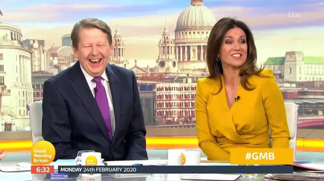 Bill Turnbull and Susanna Reid reunite on Good Morning Britain after six years