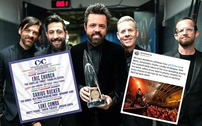 Old Dominion pull out of C2C festival over band’s coronavirus fears