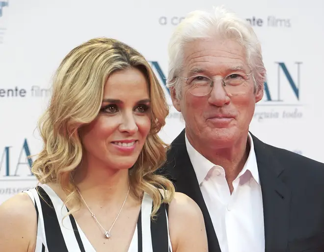 Richard Gere and wife Alejandra