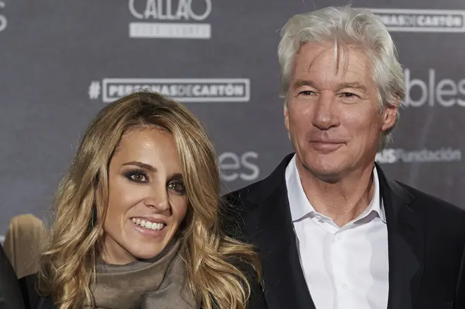 Richard Gere and wife Alejandra