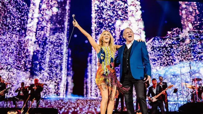 Celine Dion and John Farnham