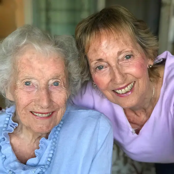 Dame Vera Lynn with her daughter