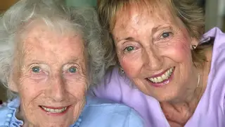 Dame Vera Lynn with her daughter