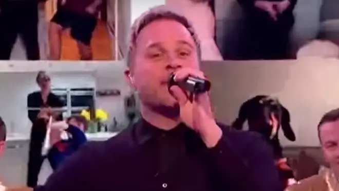 Olly Murs wowed TV audiences with a special performance of 'Dance With Me Tonight'