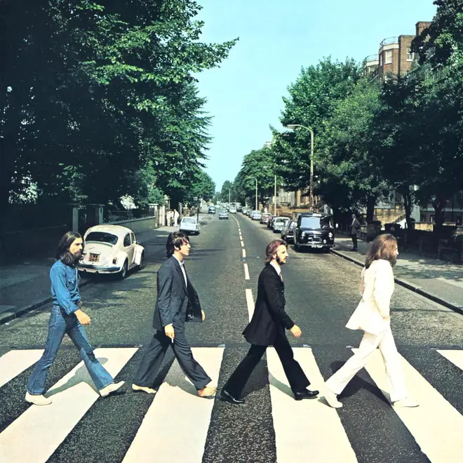The Beatles Abbey Road zebra crossing album cover