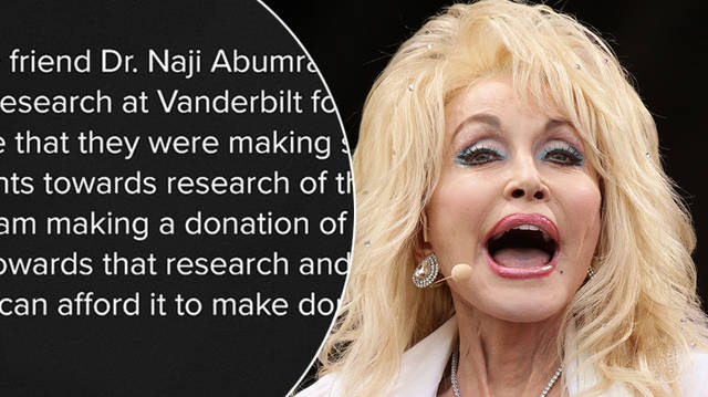Dolly Parton has made a generous pledge to help fund a coronavirus vaccine