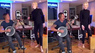 Nicole Kidman videobombed husband Keith Urban's Facebook Live concert