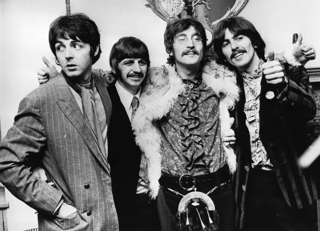 Paul McCartney (left) pictured with The Beatles in 1967