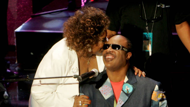 Stevie Wonder and Aretha Franklin