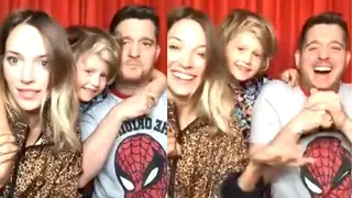 Michael Bublé and Luisana Lopilato's son Noah joins live stream in cute cameo