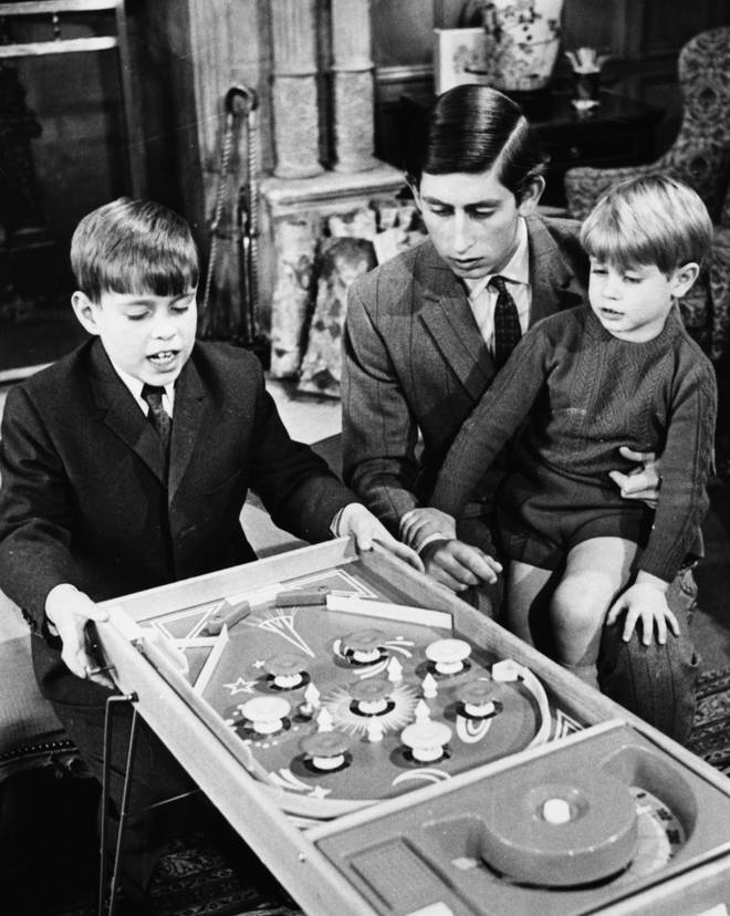 Prince Charles, Andrew and Edward in 1969