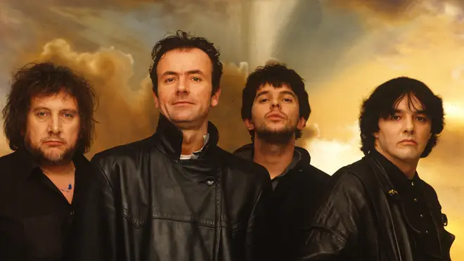The Stranglers in 1988 (left to right: Jet Black, Hugh Cornwell, Jean-Jacques Burnel and Dave Greenfield)