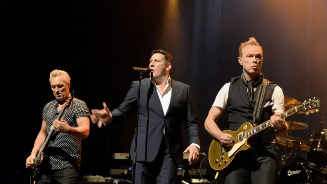 Martin on stage with Tony and Gary