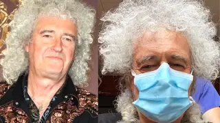 Queen’s Brian May 'can’t walk or sleep' after ripping a muscle during ‘over-enthusiastic gardening’
