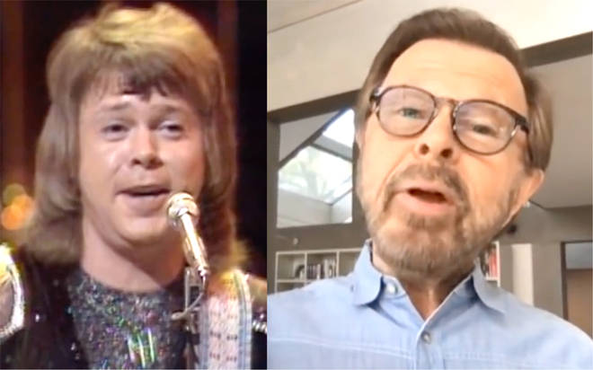 Björn Ulvaeus appearing on the Eurovision: Europe Shine A Light show