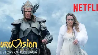 Will Ferrell and Rachel McAdams in Netflix film Eurovision Song Contest: The Story of Fire Saga