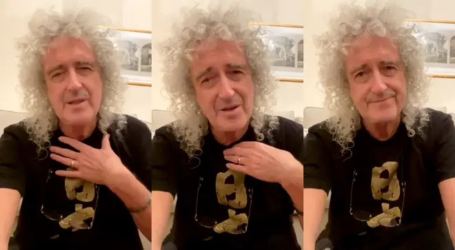 Queen&squot;s Brian May thanks fans for their "torrent of love and support" following heart attack earlier this week